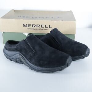 Merrell Jungle Moc Midnight Slip On Shoe Black Suede Women Size Sz 10 New